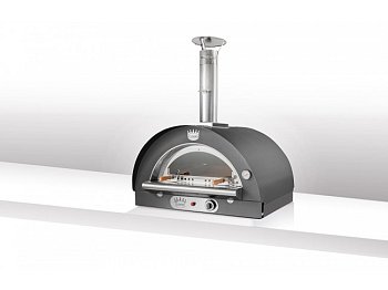 Forno a cottura diretta Family tetto inox 60x60 a gas