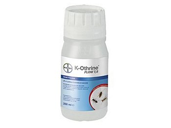 Insetticida concentrato Bayer K-Othrine 7,5 da 250 ml per uso professionale