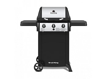 Barbecuea gas Broil King Gem 310 con 3 bruciatori da 6,9kW e piani laterali