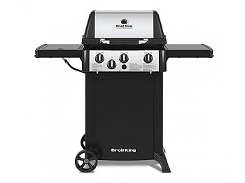 Barbecue a gas Broil King Gem 330 (2022) con 3 bruciatori 1 fornello e 2 piani laterali