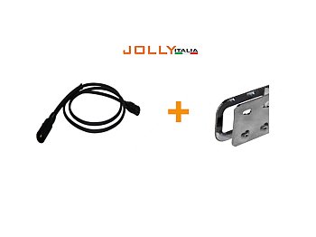 Kit cavo raccordo e clip cintura Jolly Italia per pettine V34 per raccolta olive