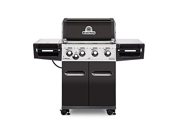 Barbecue a gas Broil King Regal 440 Nero con 4 bruciatori 13,2 kW manopole a led