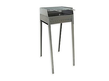 Barbecue a carbone Lisa Vesuvio 40x30 portatile in ferro laminato