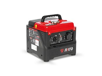 Generatore portatile Rato R700i potenza max 0,8kW peso 12Kg motore a benzina
