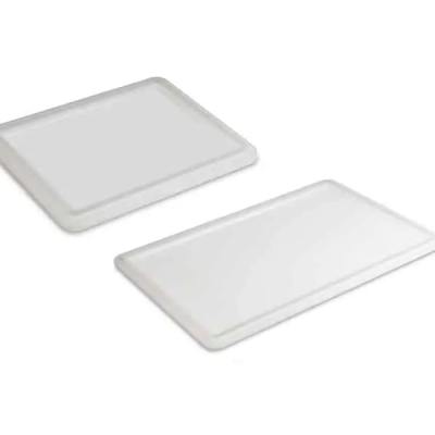 2X Scatola per Impasto Pizza Con Coperchio 40X30X7.5 Cm Contenitori