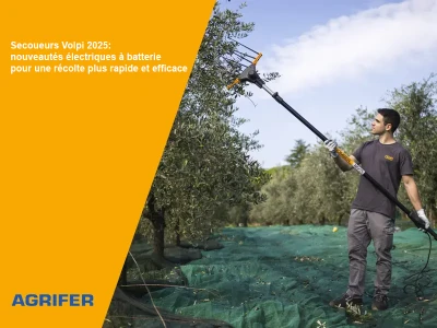 Secoueurs Volpi 2025: nouveautés électriques à batterie pour une récolte plus rapide et efficace