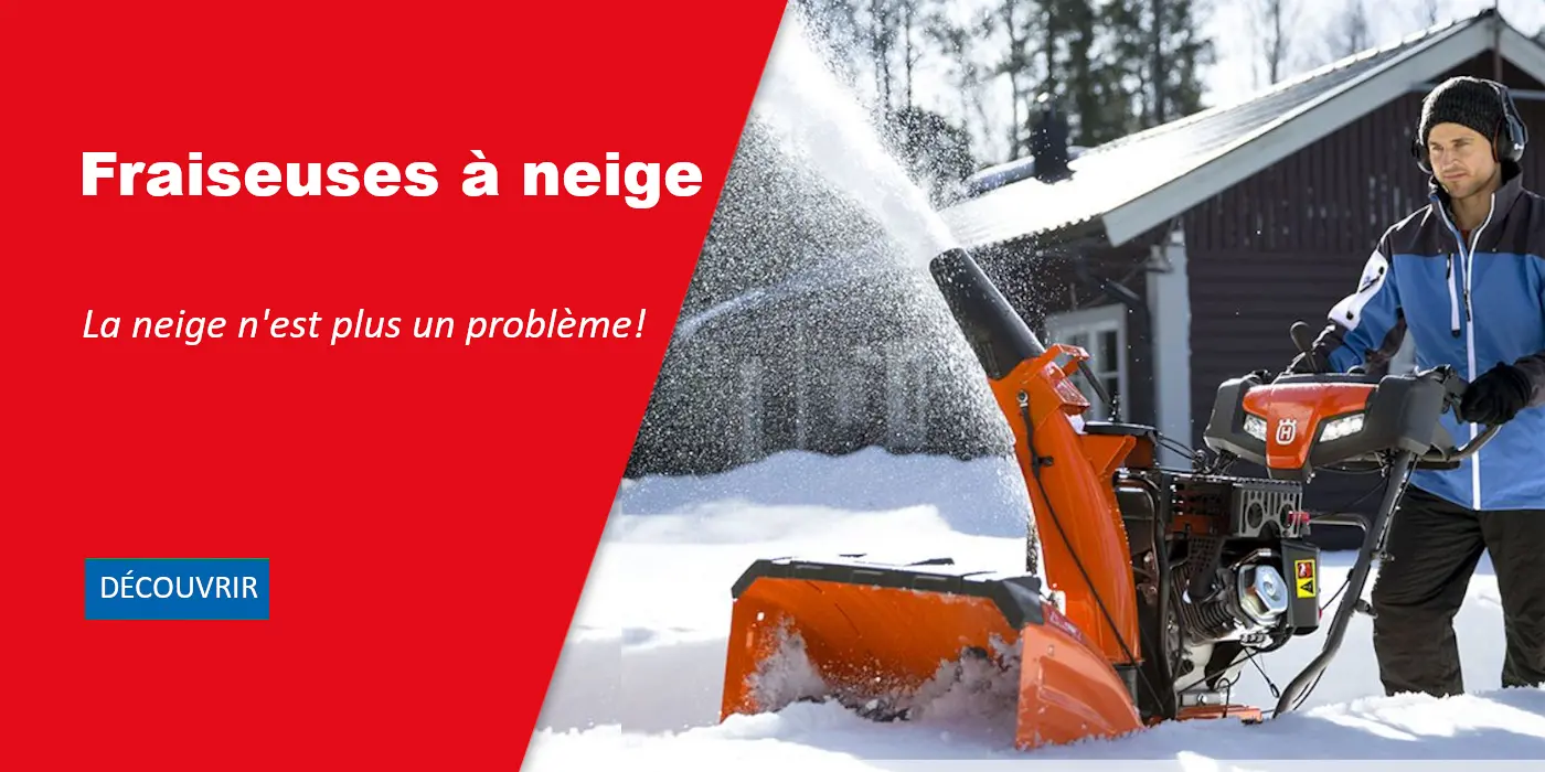 Fraiseuses à neige en promotion