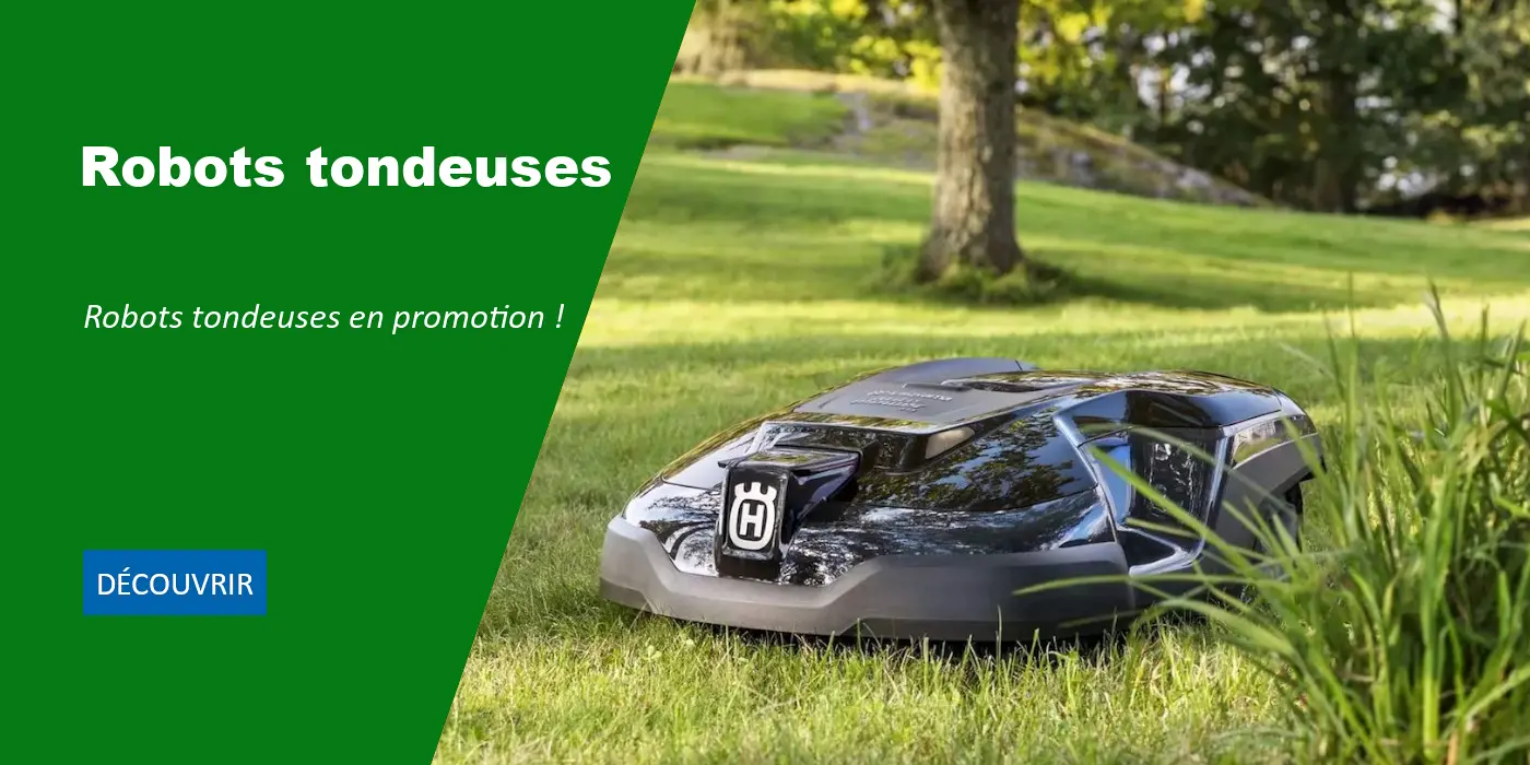 Robots tondeuses automatiques en promotion !