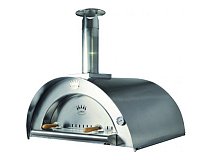 Clementi Forni Four familial en acier inoxydable à cuisson directe 100x80