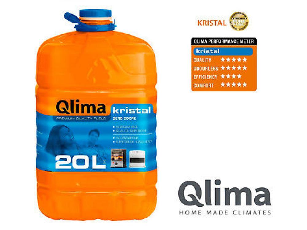 Combustibile liquido Qlima Kristal 20lt Adatto a Stufe a Petrolio