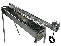 Tecnoroast Barbecue a carbone automatico per arrosticini Tecnoroast TRS-40 Single Inox