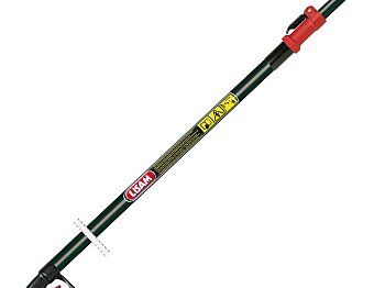 Lisam Lisam AT04 perche télescopique pneumatique avec poignée de 2,50 à 4,00 mètres