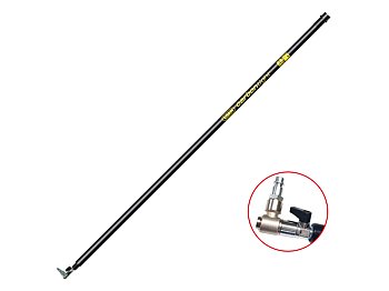 Lisam Lisam Carbon Light canne à rallonge en fibre de carbone avec robinet 1,5 m