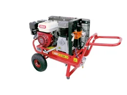 Lisam Compresseur Lisam LM 500/10 à essence avec moteur Honda de 5,5 CV