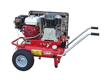 Lisam Motocompresseur Lisam LM 600/30 avec moteur à essence Honda 6,5 Hp 600 l/min