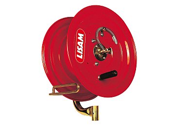 Lisam Enrouleur manuel pour compresseurs Lisam AV/1 pour tuyau mt 100 6x8 ou mt 50 8x10