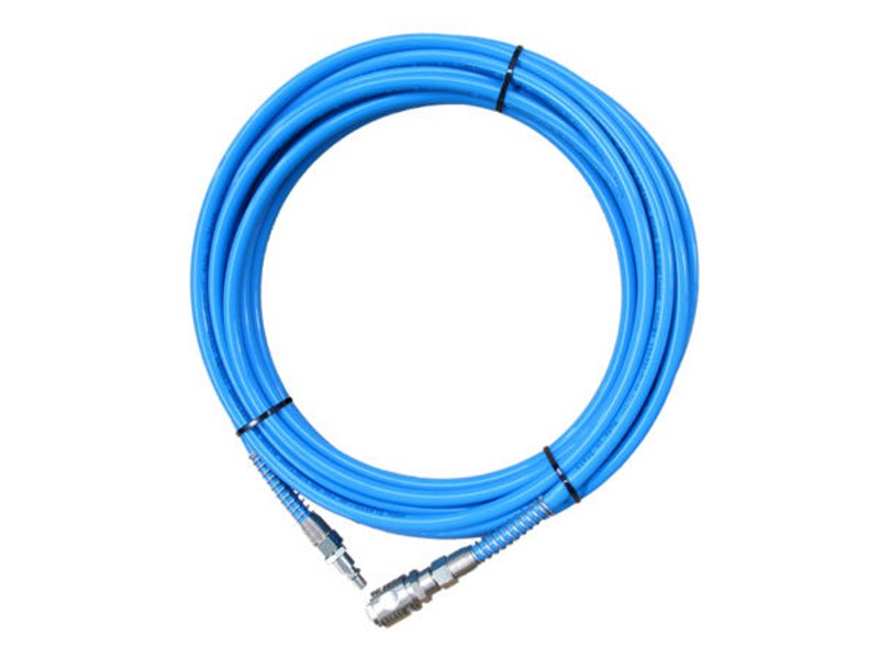 Avvolgitubo Aria Compressa 10m+1m | Diametro 5/16 | Attacco Rapido 1/4 BSPT | PVC Ibrido | Per Garage Officina - Foto 2