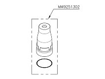 Lisam Cupola visiva lubrificatore 1/4-3/8 ricambio lubrificatore FRL compressori Lisam