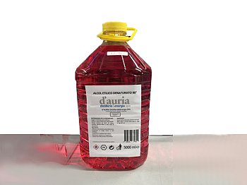 D'Auria Alcool éthylique dénaturé 90 degrés 5 litres d'éthanol