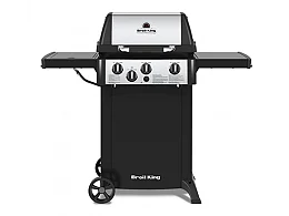 Broil King Barbecue à gaz Broil King Gem 330 (2022) avec 3 brûleurs 1 brûleur et 2 plaques latérales