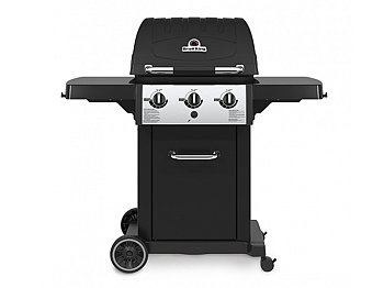 Broil King Barbecue à gaz Broil King Royal 320 Shadow 3 brûleurs 8.80 kW grilles fonte