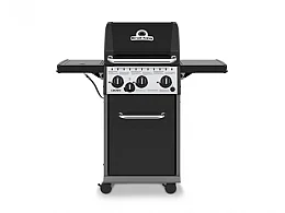 Broil King Barbecue a gas Broil King Crown 340 con 3 bruciatori 1 fornello e 2 piani laterali