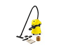 Karcher Aspiratutto solidi liquidi Karcher WD 3 con set spazzole aspirazione 1000W 17Lt