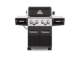 Broil King Broil King Regal 490 Black barbecue à gaz avec 4 brûleurs et kit de rôtisserie électrique