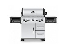 Broil King Barbecue a gas Broil King Imperial 590 Inox con 5 bruciatori e kit girarrosto elettrico