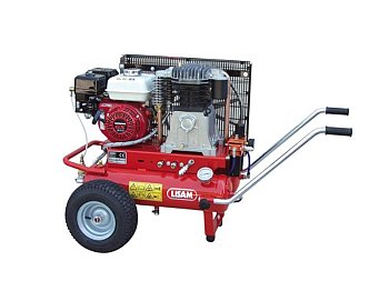 Lisam Compresseur Lisam LM 500/30 à essence avec moteur Honda de 5,5 CV