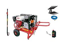 Lisam Kit de récolte d'olives pour 1 opérateur Lisam LM031 professional LM 500/10 motocompresseur avec moteur Honda GX 160