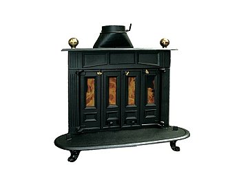 Agrifer Poêle cheminée Franklin en fonte puissance 13kW