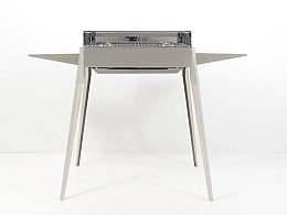 Lisa Barbecue portable au charbon de bois en acier inoxydable Lisa Etna