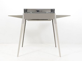 Lisa Barbecue portable au charbon de bois en acier inoxydable Lisa Etna