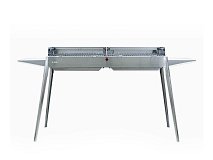 Lisa Barbecue a carbone Lisa Etna Maxi portatile in acciaio inox