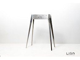Lisa Barbecue a carbone per arrosticini Lisa Miami 500 in acciaio inox