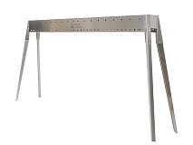 Lisa Lisa Miami 1500 barbecue au charbon de bois en acier inoxydable pour les rôtis