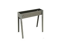 Lisa Lisa Torino 50 barbecue au charbon de bois en fer aluminé pour arrosticini