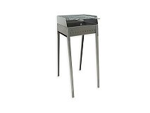 Lisa Lisa Vesuvio 40x30 barbecue portable au charbon de bois en fer laminé
