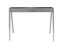 Lisa Lisa Milano 100 barbecue au charbon de bois en acier inoxydable pour arrosticini
