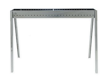 Lisa Lisa Milano 100 barbecue au charbon de bois en acier inoxydable pour arrosticini