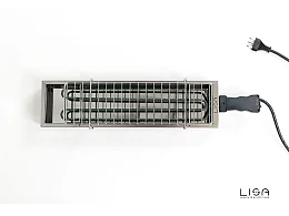 Lisa Lisa eBBQ 1800W barbecue électrique portable en acier inoxydable également pour les rôtis