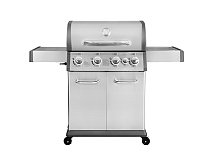 MasterCook Barbecue a gas Master 5F MasterCook 4 bruciatori 1 fornello laterali colore Gray