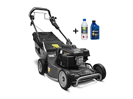 Weibang Tagliaerba a scoppio Weibang WB537SCVALB 196cc 7Hp taglio 53cm 3 marce + benzina e olio