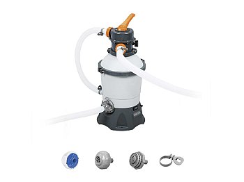 Bestway Pompe à sable pour piscines hors sol Bestway 58515 débit 2271Lt/H