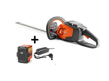 Husqvarna Tosasiepi a batteria Husqvarna 115iHD45 + BLi10 e QC80 lama 45cm