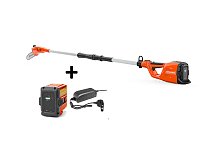Husqvarna Elagueuse sans fil Husqvarna 120iTK4-P avec perche télescopique, batterie BLI 10 et chargeur