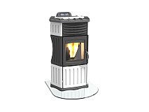 Lincar Lincar Monella 930 poêle à pellets couleur blanche puissance 10.4kW