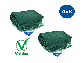 Viridex 2 Filets pour la récolte des olives 4x8 mètres toile anti-drainage et anti-déchirure 85 grammes m².