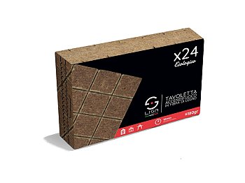 Lisa Allume-feu écologique 24 pièces cubes Lisa 27x27x18mm chacun